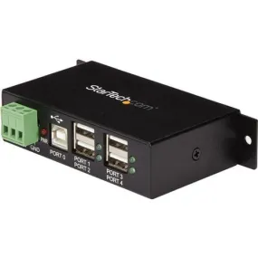 Mountable 4 Port Rugged Industrial USB Hub