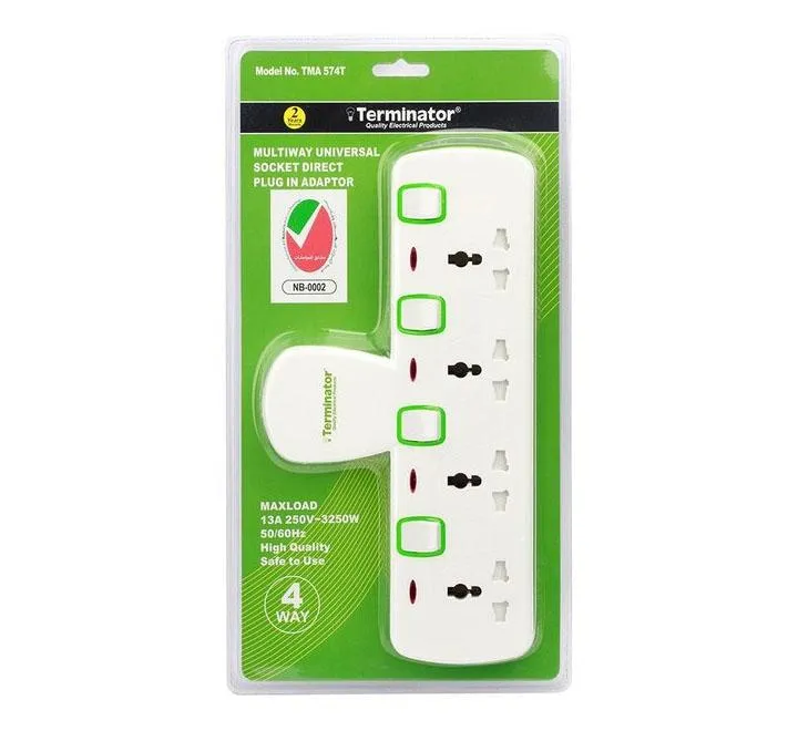 Multiway Universal Socket Direct Plug In Adaptor