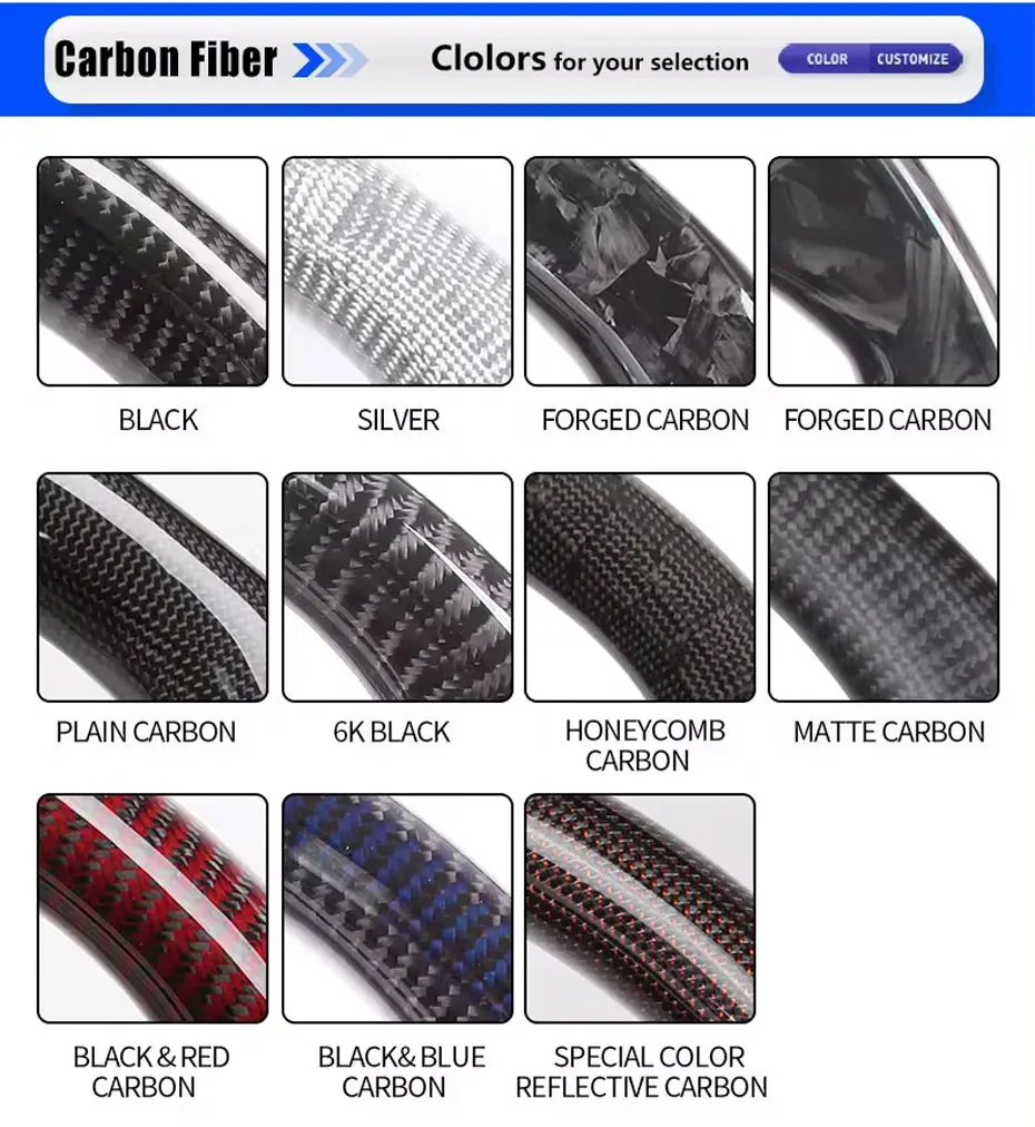NEXT-GEN FORD RANGER / RAPTOR / EVEREST 2022  Custom Carbon Fibre steering wheel with Intelligent speed steering wheel