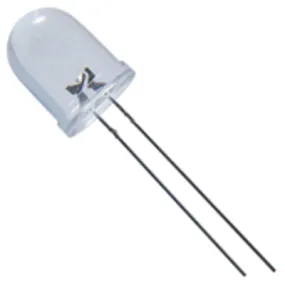 NTE Electronics NTE30070 LED-10mm Blue Vf=4.0V Max Iv=1200 Mcd Type Water Clear