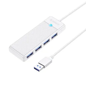 Orico Pw Series 4 Port Usb3.0 Hub | Usb A | Usb A3.0 X 4 (5 Gbps Sharing) | 15cm |White Papw4 A U3 015 Wh Ep