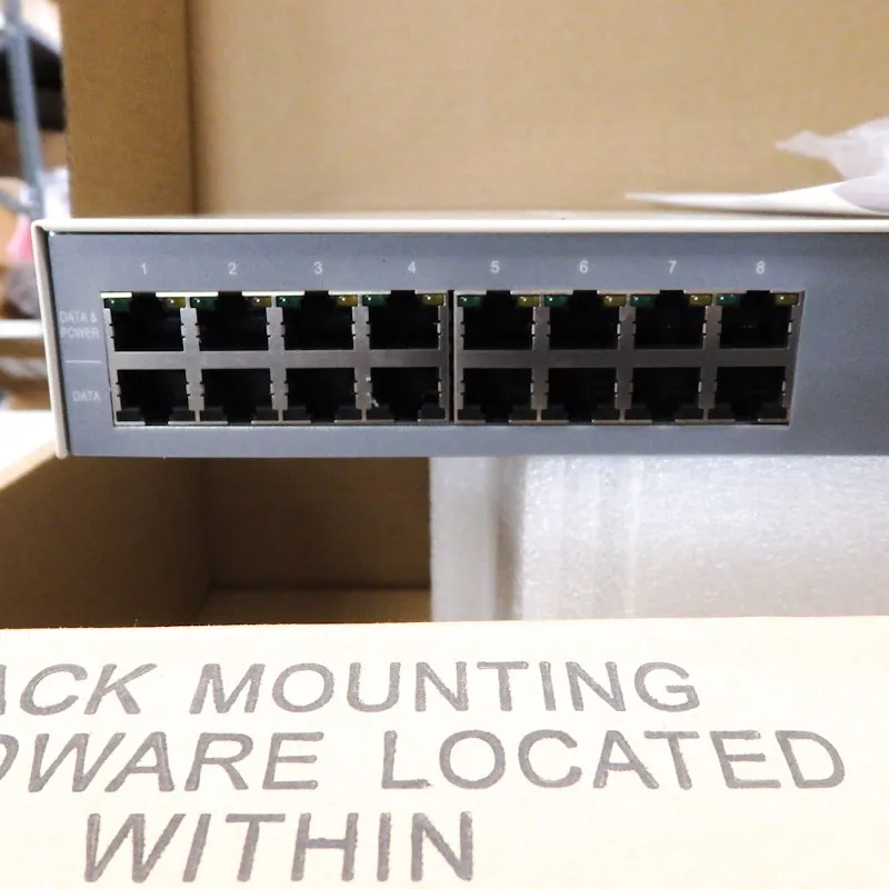 Phihong 8-Port IEEE802.3at/PoEPLUS Midspan Power Over Ethernet POE576U-8AT