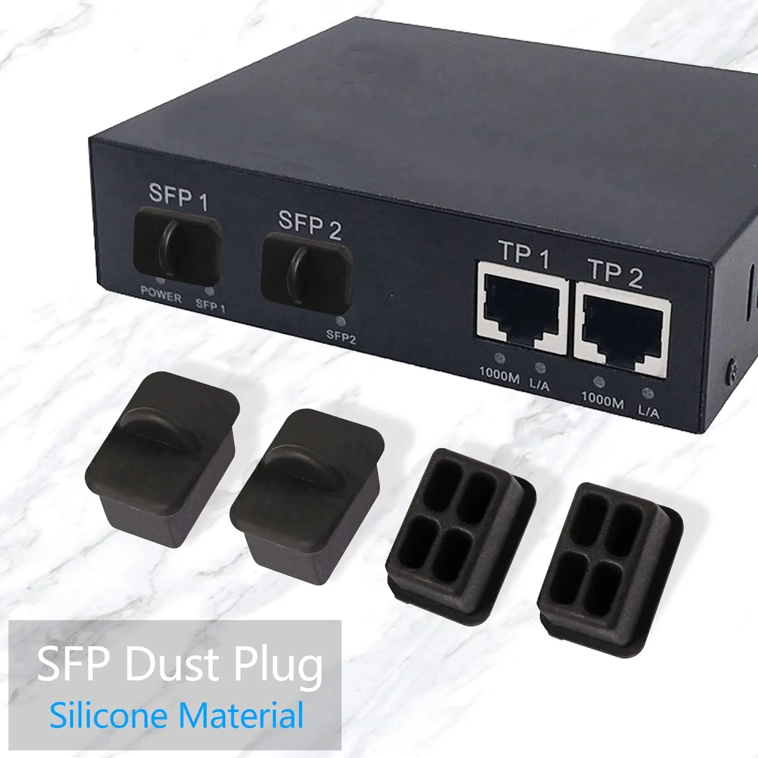 Pi ® (PiPlus®) Dust Covers for SFP/SFP  Slots with Handle