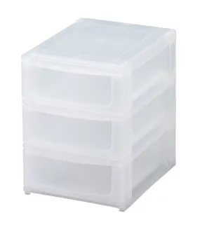 Posdeco A5 Shallow 3-Tier Organizer - Clear