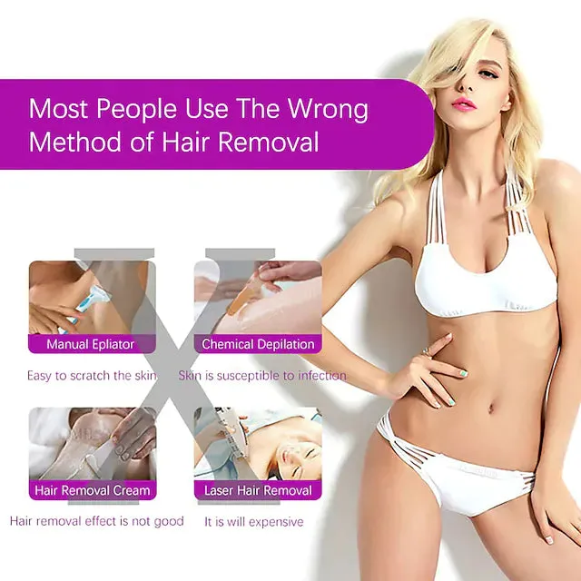 Professional Painless Hair Removal Kit Laser Touch Epilator