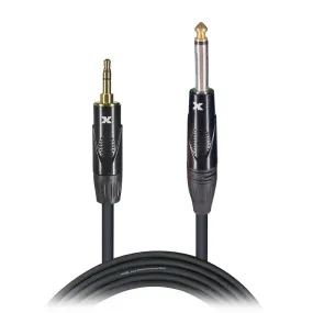 ProX XC-MP10 10 Ft. Unbalanced TRS-M Mini 1/8" to TS-M High Performance Audio Cable