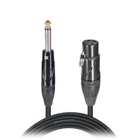 ProX XC-PXF25 25 Ft. Unbalanced 1/4" TS to XLR3-F High Performance Audio Cable