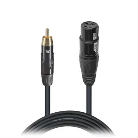 ProX XC-RXF25 25 Ft. Unbalanced RCA to XLR3-F High Performance Audio Cable