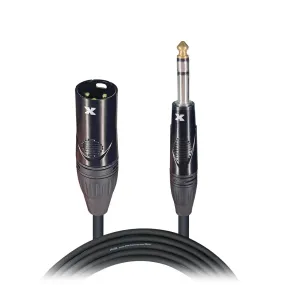 ProX XC-SXM10 10 Ft. Balanced XLR3-M to 1/4 TRS-M High Performance Audio Cable