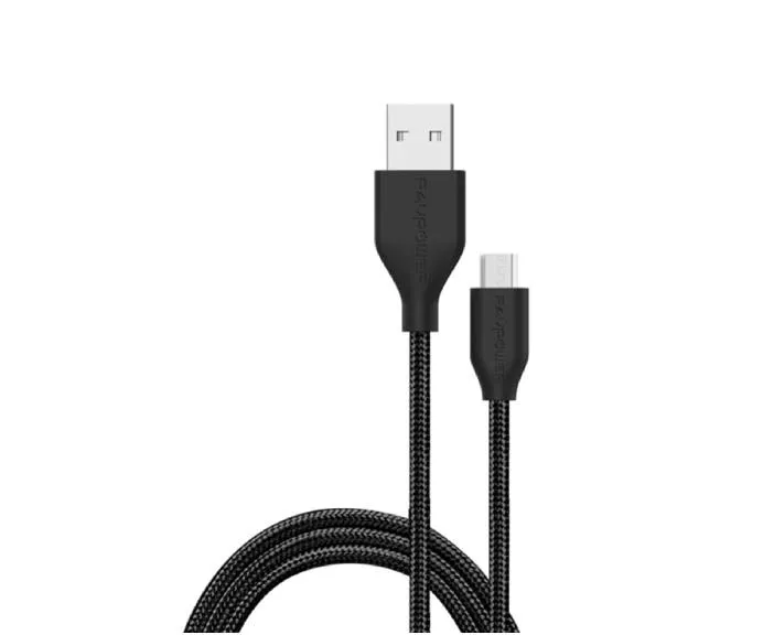 RAVPower Micro USB Cable USB-A Fast Charging Nylon Braided 3ft/0.9m