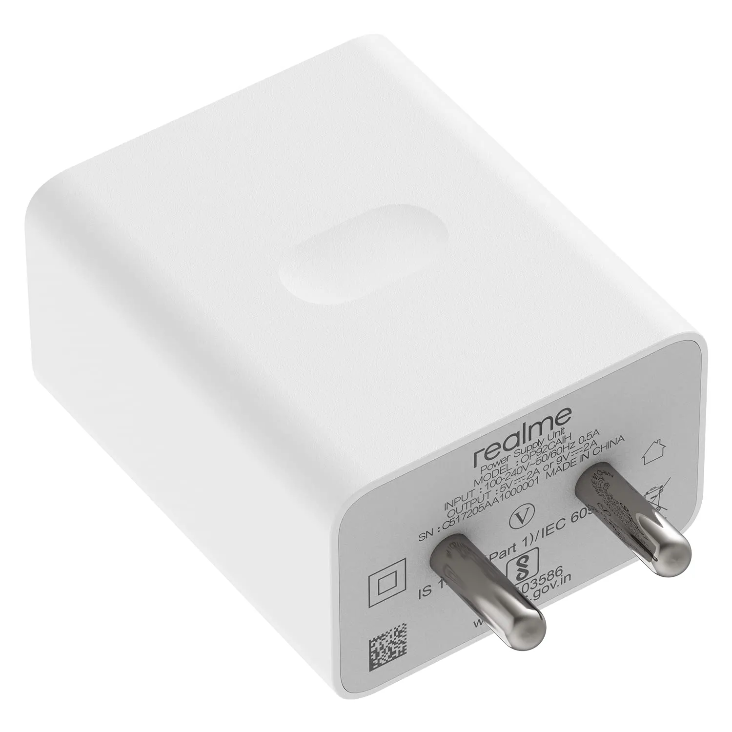 Realme 30 5G 18W Fast Mobile Charger With Type-C Cable White