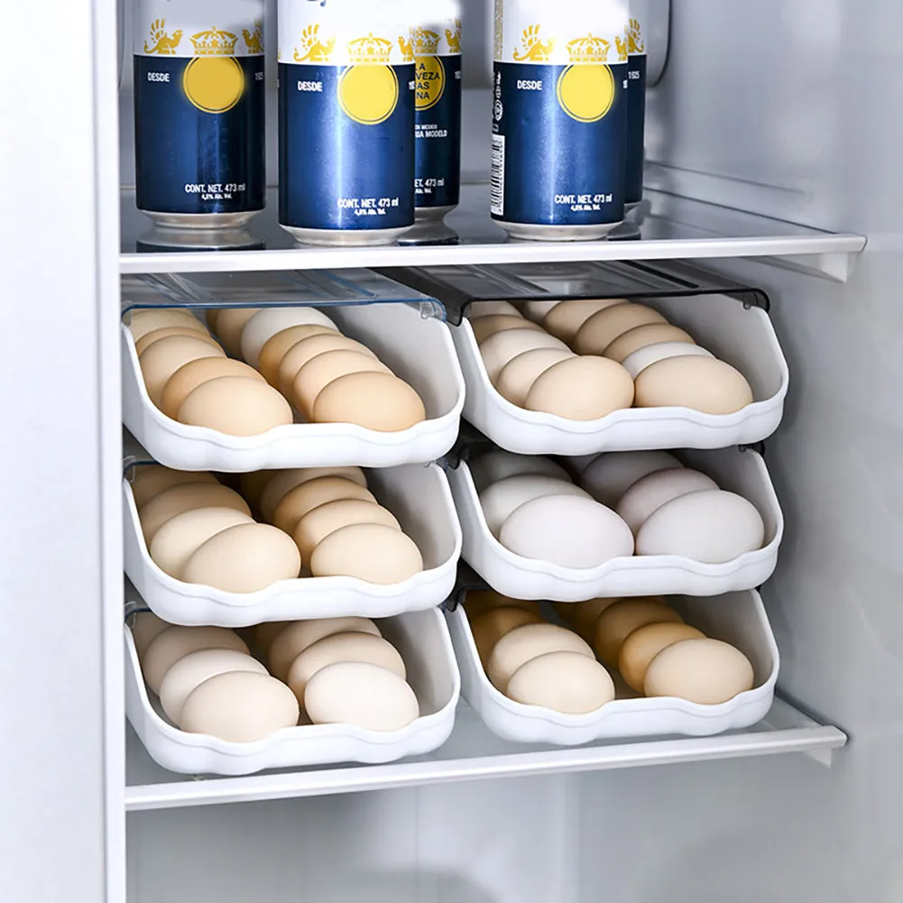 Refrigerator Plastic Egg Holder Storage Box F49-8-1255