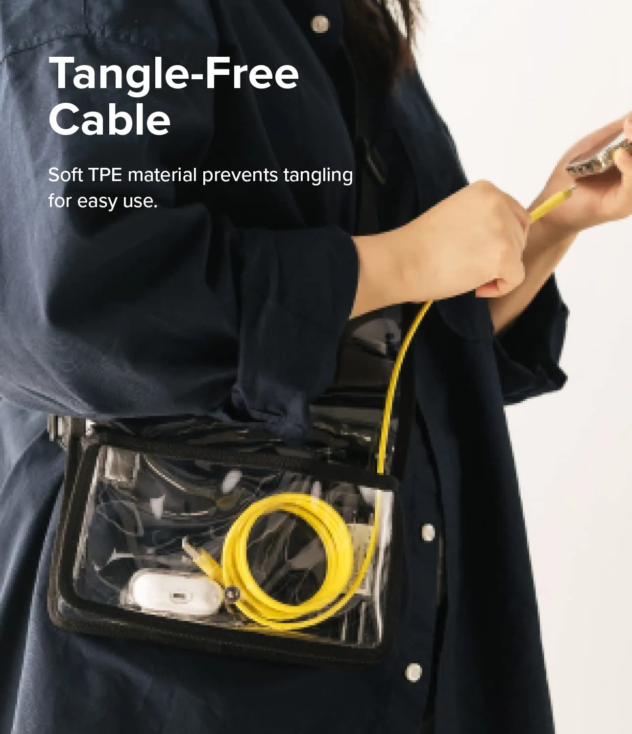 Ringke Fast Charging Pastel Cable USB Type-C to Type-C - Yellow (2m)