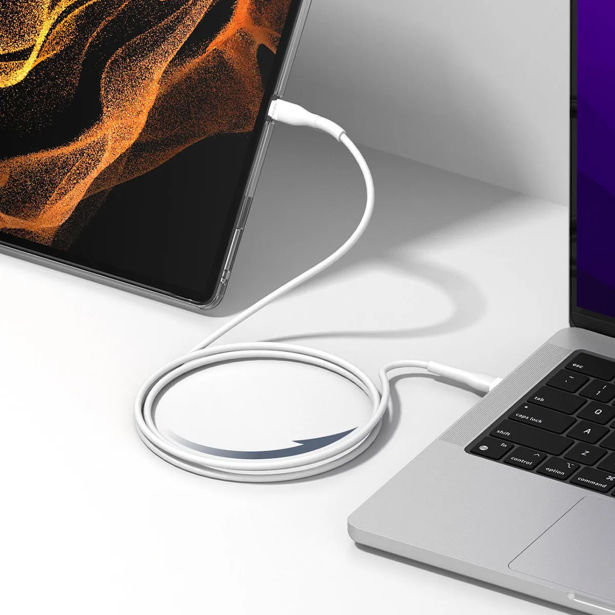 Ringke USB-C to Lighting Pastel Charging Cable (2m)