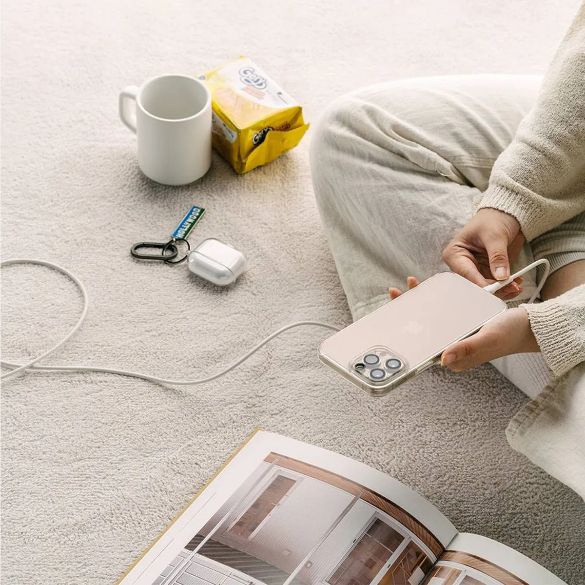 Ringke USB-C to Lighting Pastel Charging Cable (2m)