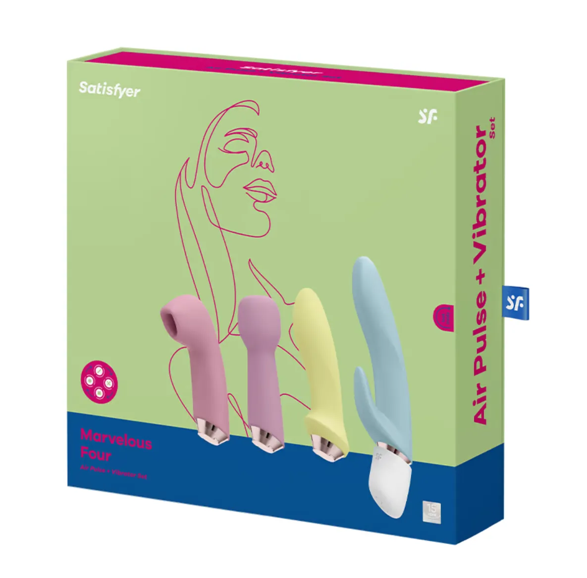 Satisfyer Marvelous Four Rechargeable Vibrator Collection