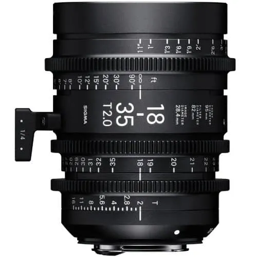 Sigma 18-35mm T2 Cine Lens for PL Mount
