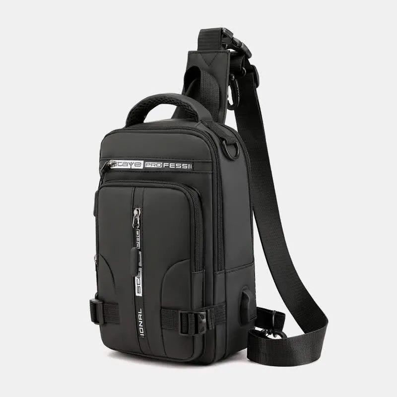 Sling Chest Bag for Men Backpack Casual Daypack with Crossbody Strap