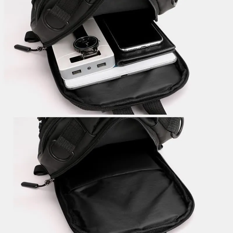 Sling Chest Bag for Men Backpack Casual Daypack with Crossbody Strap