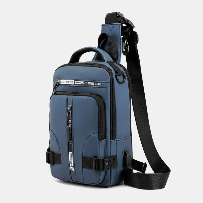 Sling Chest Bag for Men Backpack Casual Daypack with Crossbody Strap