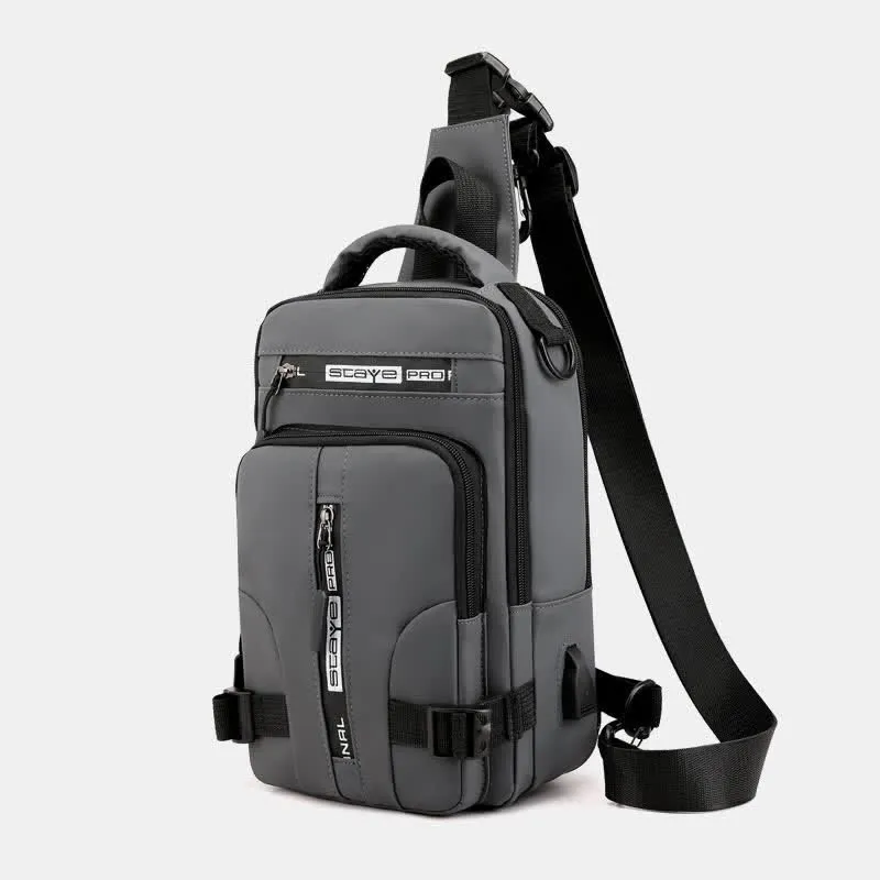 Sling Chest Bag for Men Backpack Casual Daypack with Crossbody Strap
