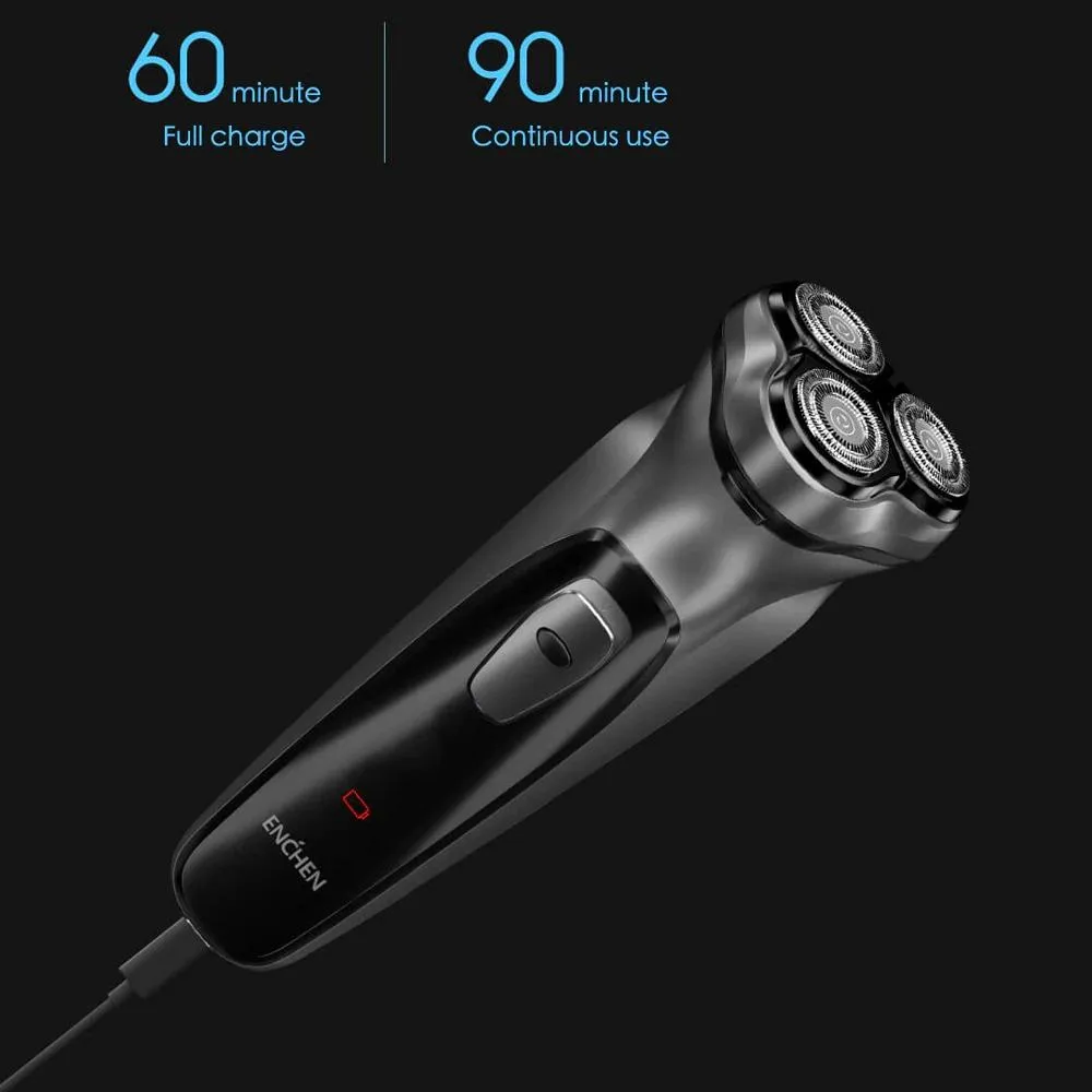 Smart Rechargeable 3D Electric Shaver For Men
