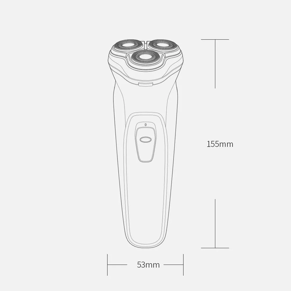 Smart Rechargeable 3D Electric Shaver For Men