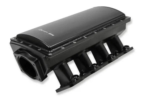 SNIPER EFI FABRICATED RACE SERIES INTAKE MANIFOLD - GM LS3-L92 - 90MM - BLACK