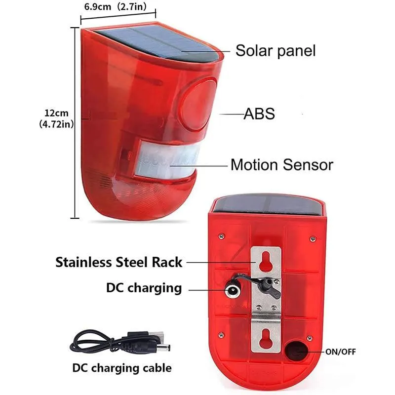 Solar Security Light Alarm Q-A233B