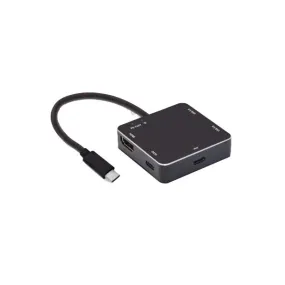 SYBA SD-HUB50115 USB 3.1 Gen 1 Type-C Multi-Function Hub with USB 3.0, USB 3.1 Gen 1, 4K HDMI, and PD Charging Ports
