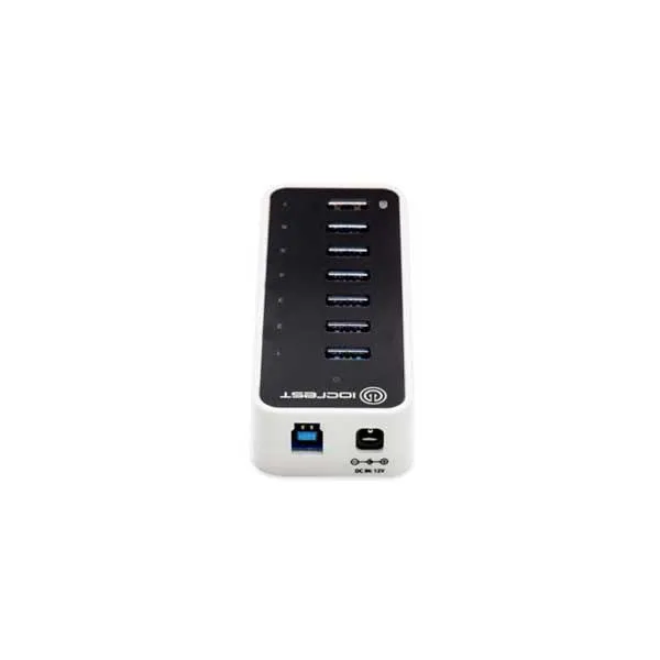 SYBA SY-HUB20152 IOCrest Super Speed 7-Port USB 3.0 Hub with AC Power Adapter