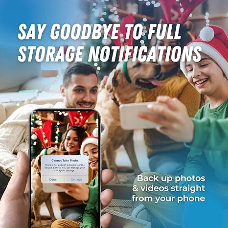 ThePhotoStick® Omni: Easy Photo & Video Backup (128GB)
