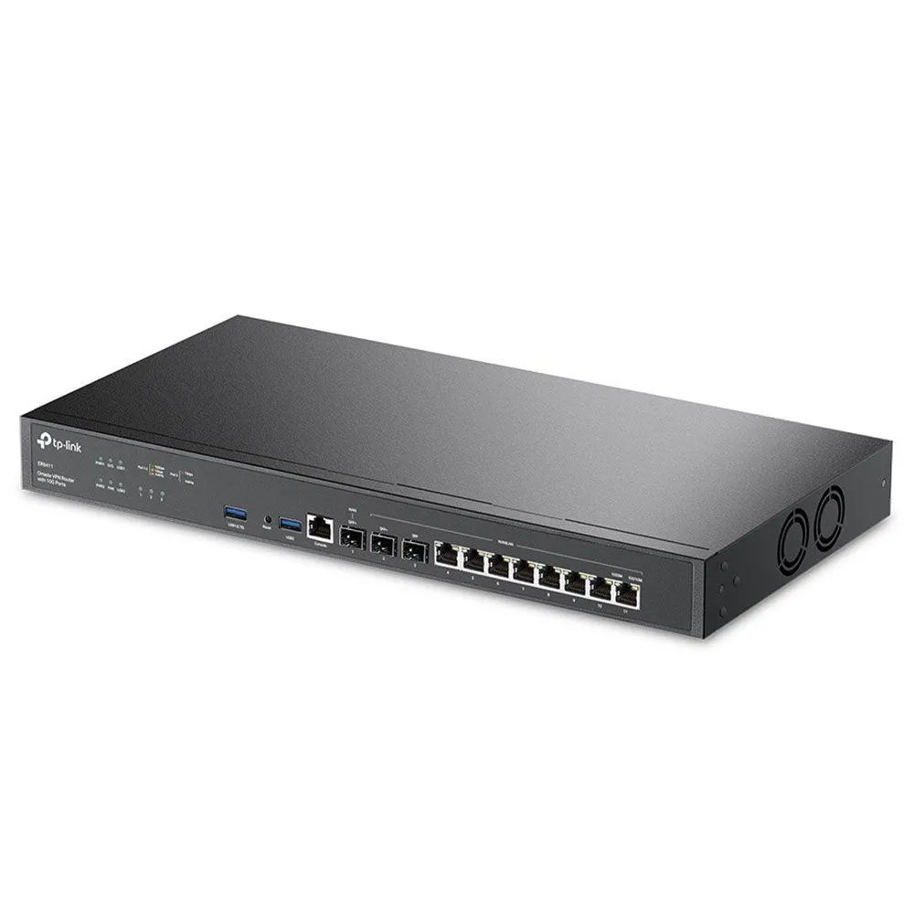TP-Link ER8411 Omada Gigabit VPN Router 10 Port   1x Console Port   2x USB