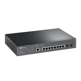 TP-Link TL-SG3210 8-Port Gigabit L2  Managed Switch with 2 SFP Slots, 8x RJ45 Ports, Micro USB Console Port, Integration with Omada SDN Controller, Static Routing, IGMP Snooping, 802.1p/DSCP QoS, SNMP, Dual Image, IPv6