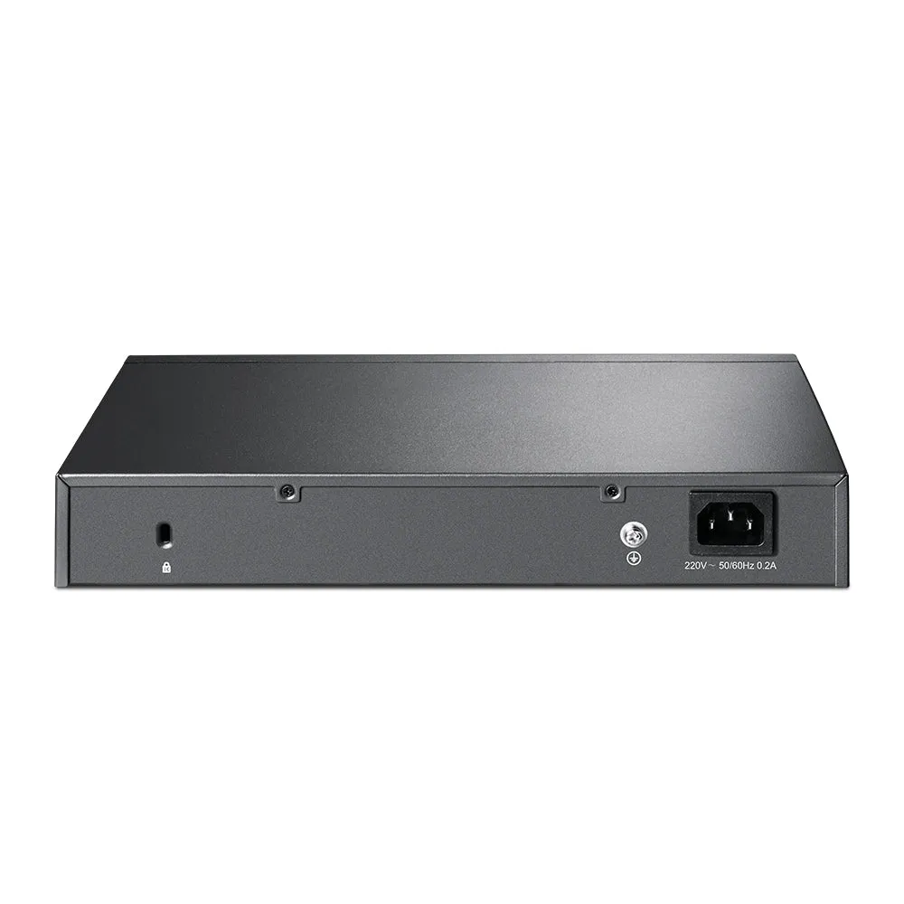 TP-Link TL-SG3210 8-Port Gigabit L2  Managed Switch with 2 SFP Slots, 8x RJ45 Ports, Micro USB Console Port, Integration with Omada SDN Controller, Static Routing, IGMP Snooping, 802.1p/DSCP QoS, SNMP, Dual Image, IPv6
