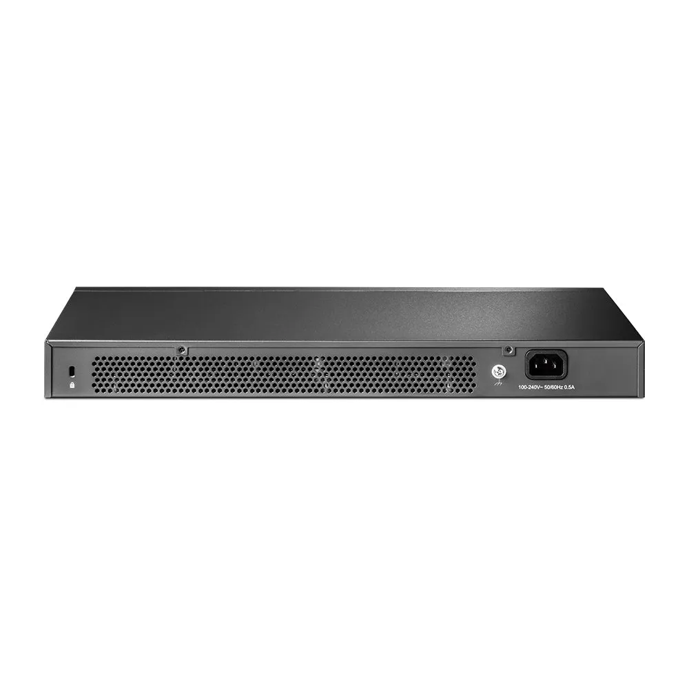 TP-Link TL-SG3428 24-Port Gigabit L2  Managed Switch with 4 SFP Slots, 24x RJ45 Ports, Micro USB Console Ports, Integration with Omada SDN Controller, Static Routing, IGMP Snooping, 802.1p/DSCP QoS, SNMP, Dual Image, IPv6