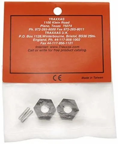 Traxxas 4959 Hex wheel hubs (tall offset 14x7.5mm) (2) axle pins (2.5x12mm) (2)