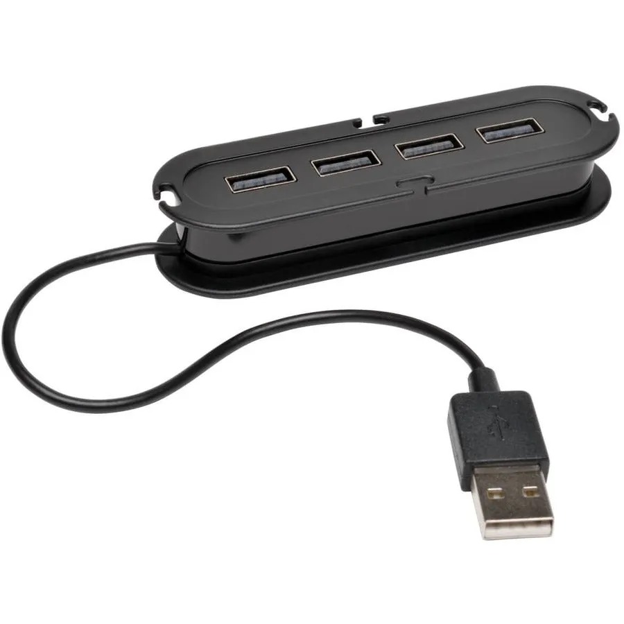 Tripp Lite U222-004-R 4-Port USB 2.0 Ultra Compact Mini Hub w/ 4ft Extension Cable