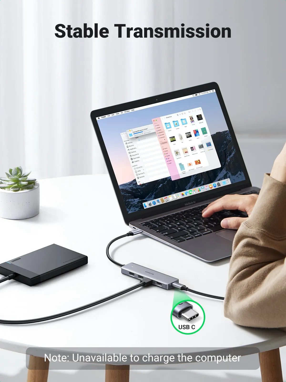 UGREEN 4 Ports USB C Hub