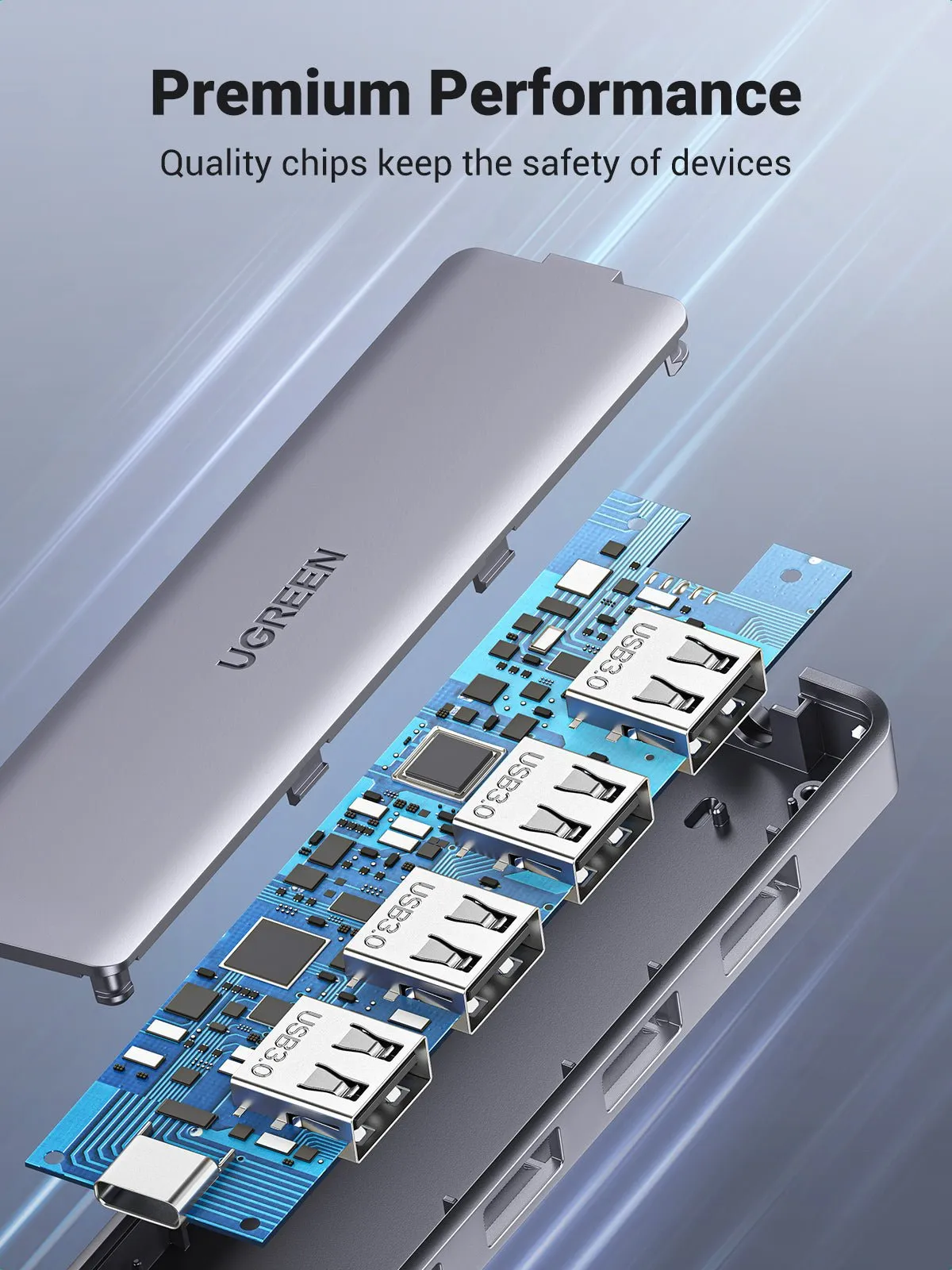 UGREEN 4 Ports USB C Hub