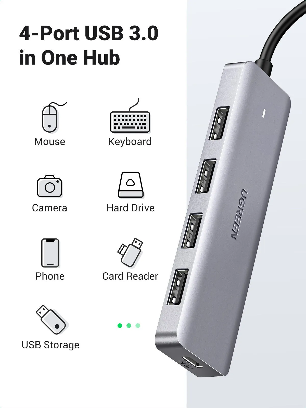UGREEN 4 Ports USB C Hub