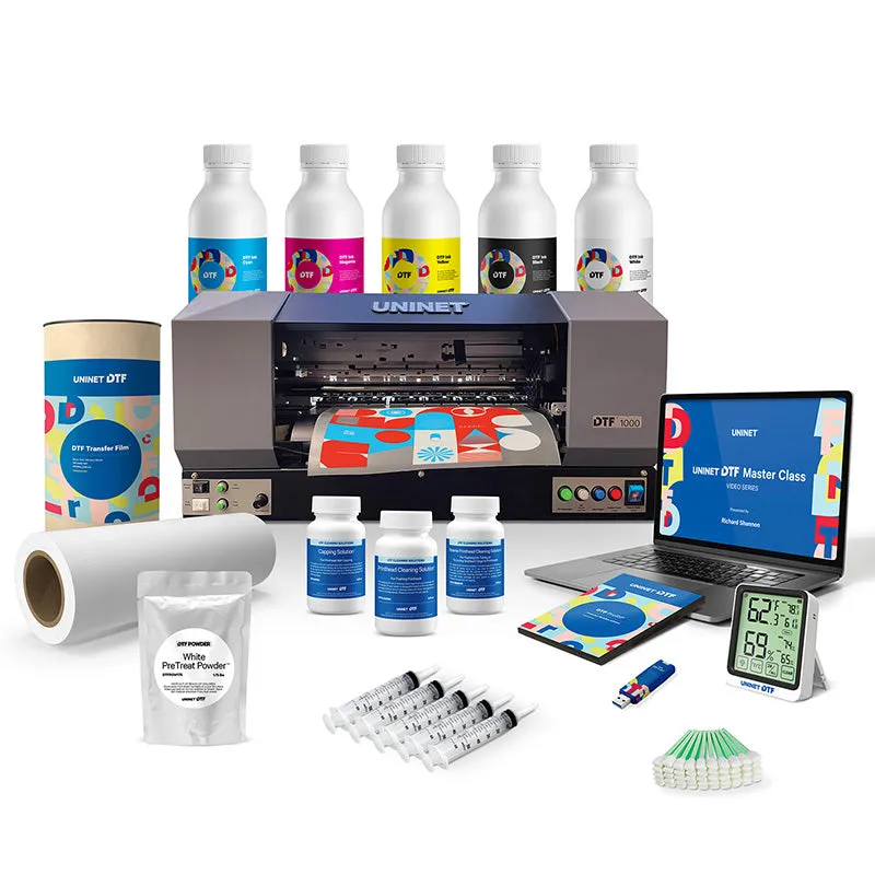 Uninet DTF 1000 Direct to Film Printer (Web Starter Bundle)