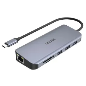 UNITEK uHUB N9  9-in-1 Dual Display Ethernet 100W USB-C HUB -  D1026B