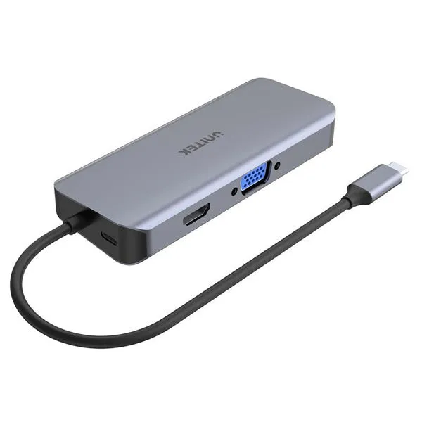 UNITEK uHUB N9  9-in-1 Dual Display Ethernet 100W USB-C HUB -  D1026B