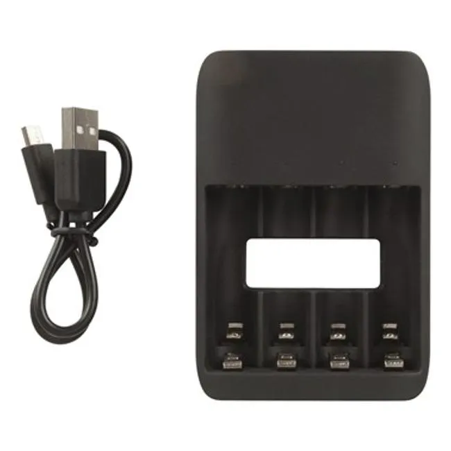 Universal 4 Channel Ni-Mh Battery Charger With Led Indicator