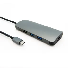 USB 3.1 Type-C to USB3.0x2 Micro SD SD/MMC HDMI Type C charging