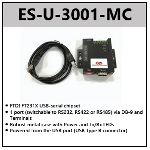 USB TO RS232/RS422/RS485 ADAPTERS (FULL SPEED)