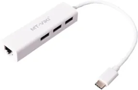 USB TYPE C TO 3 PORT USB   GB LAN