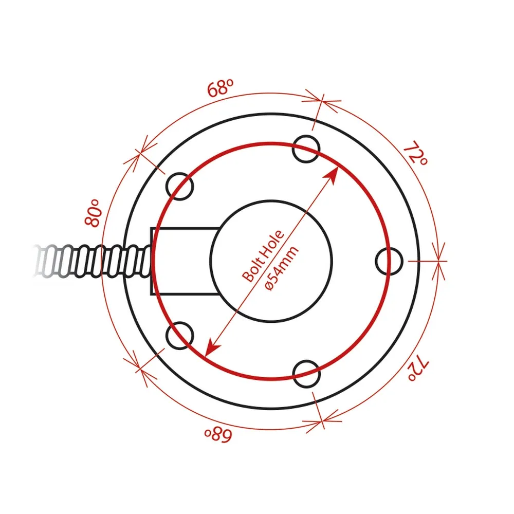 Veratron Tubular Fuel Sensor - 350mm - 0-180ohm