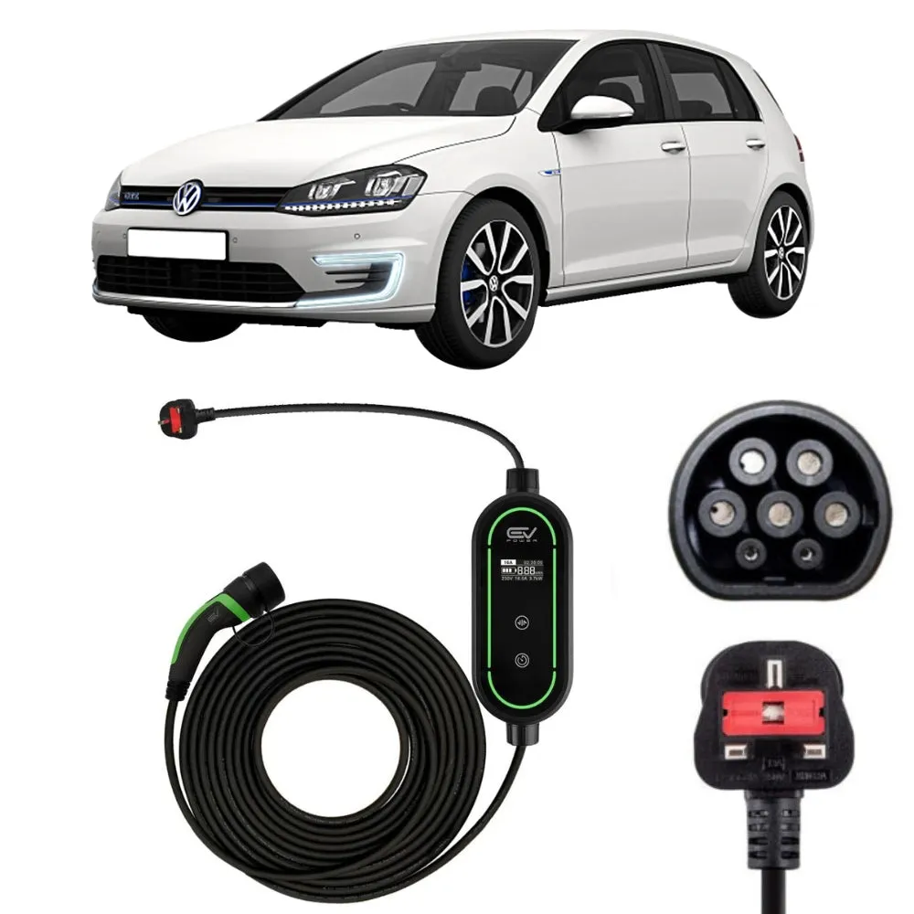 Volkswagen Golf GTE PHEV EV Charging Cables